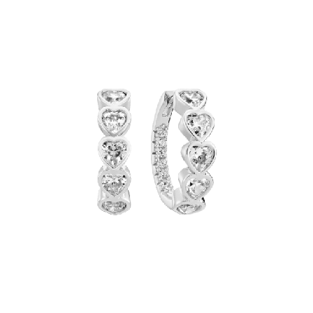 Sif Jakobs Jewellery Örhänge Amorino Creolo Örhängen Dam Silver ONESIZE