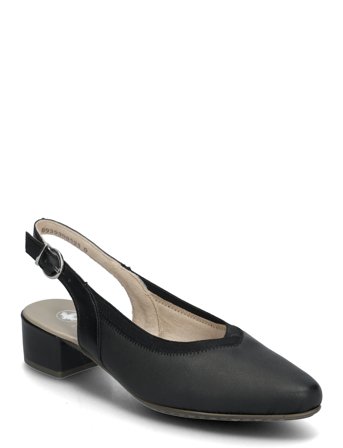 47063-00 Shoes Sling Backs Heeled Slingbacks Black Rieker