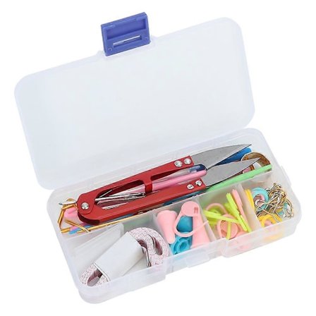 DIY Håndværk Strikke Masker Nåle Sæt Hæklenål Markør Målebånd Sy Tilbehør