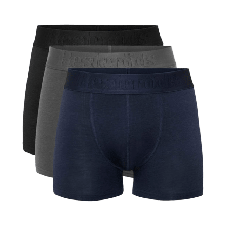 Resteröds Boxer Bamboo 3-pack - Regular Leg Kalsonger Herr Blå L