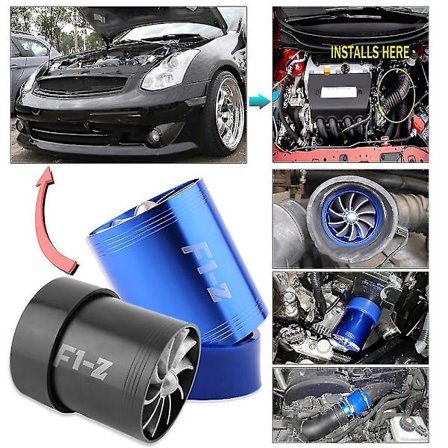 Superladdare Dubbel Turbonator Luftintag Turbo Fläkt