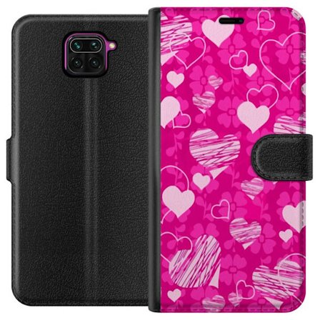 Yhteensopiva Lompakkokotelo Xiaomi Xiaomi Redmi Note 9 PopSydänKuviointi