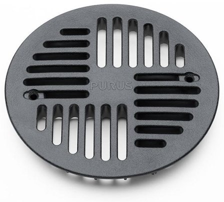 Purus Art deco Sil art deco-mønster, svart, Innendørsavløp