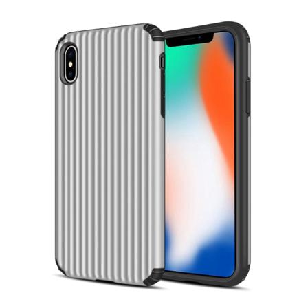 Hybrid Armor Skal Till Apple Iphone X/xs - Silver Silver