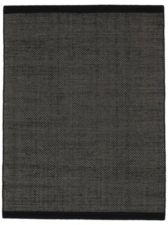 Geometrisk Kalix Tæppe - Sort/Naturhvid 200X300 Uld