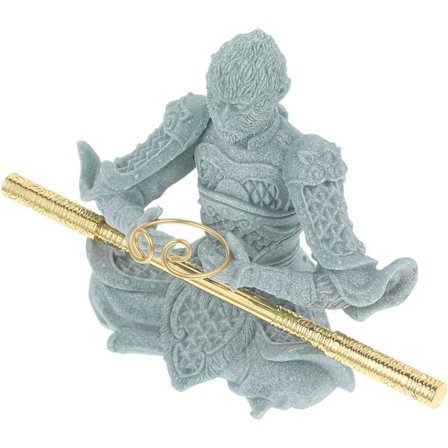 Akvaario Monkey Kings -patsas, akvaarion koristeet, aasialainen Buddha-koriste, Sunwukong-patsas, teelemmikki