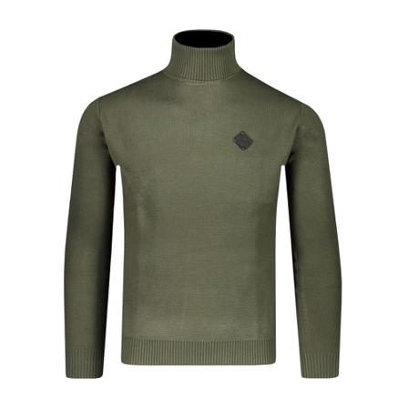 In Gold We Trust, Sweater Groen, Heren, Maat:M,acrylic