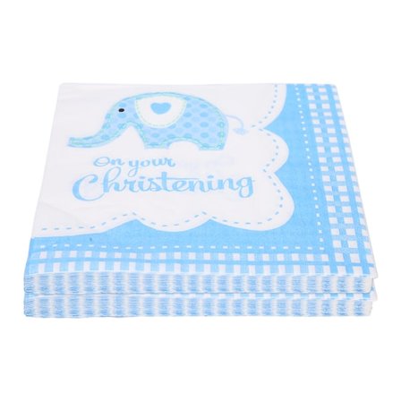 Lunchservetter Pojke Dop Dop Pappersdukning för Lunch Dekoration CelebrationElephant