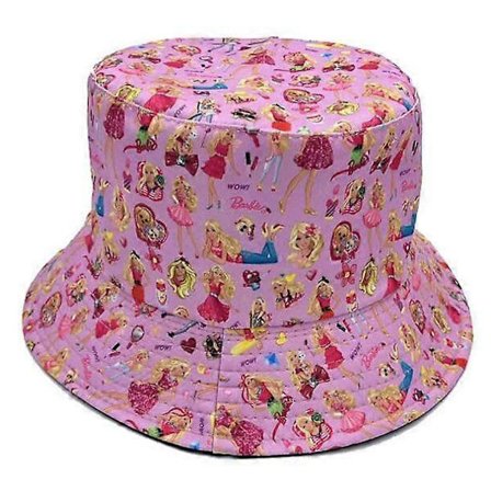 Pink Printet Fiskerhat Solhat (FMY)