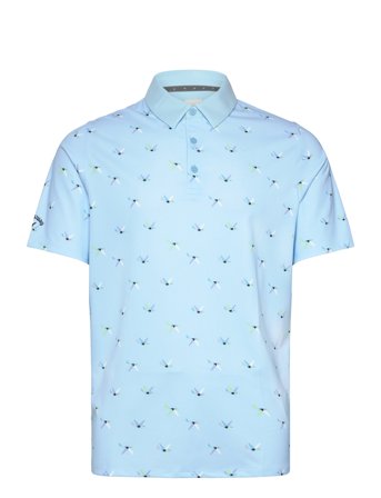 All Over Birdie Polo Sport Men Sport Clothing Sport Tops Sport Polos Sport Short-sleeved Polos Blue Callaway