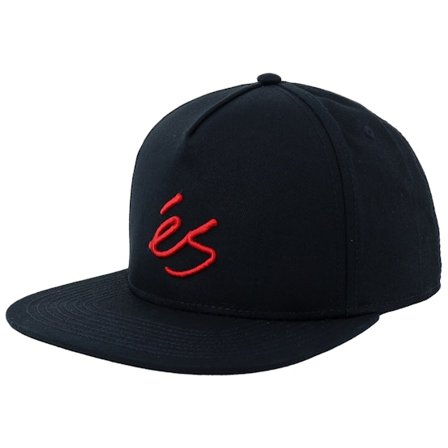éS - Negro snapback Gorra - Script Black Snapback @ Hatstore