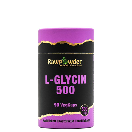 Rawpowder L-Glycin 500 mg 90 kapsler