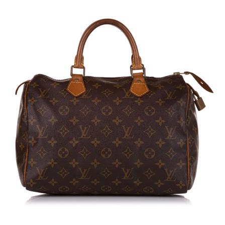 Louis Vuitton Vintage Pre-owned Speedy 30 Monogram Handväska brun, Dam Vintage Väskor, Dam, Storlek: ONE SIZE