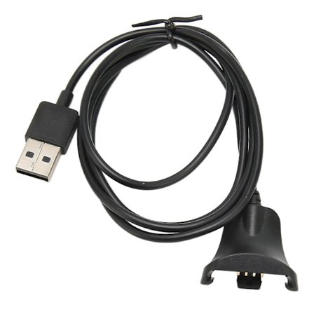 Erstatningsoplader til TomTom ur USB-ladekabel til TomTom Runner2 til TomTom Adventurer 1 meter Sort