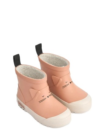 Liewood Jesse Cat Thermo Rainboot - Pink - 27