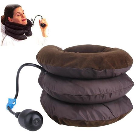 Oppblåsbar livmorhals polystyren traktor fortykket PVC U-formet livmorhalsvirvel pute tre lag smertelindring pute