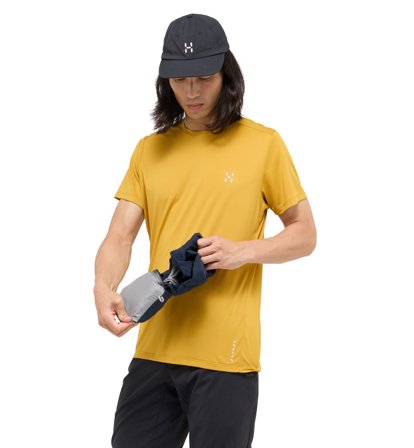 Haglöfs L.I.M Tech Tee Men Clay Yellow - Herren - L