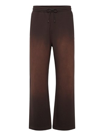 Weekday Washed Scuba Sweatpants - Brown - XS