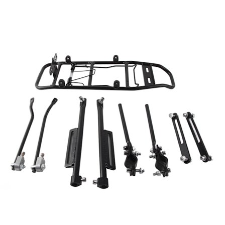 Alumiiniseoksesta valmistettu säädettävä pyörän takateline, ruostumaton ja kestävä pyörän tavarateline