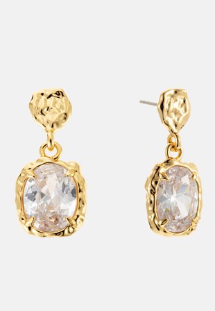 BY JOLIMA Paris Crystal Earring GO Gold Klær