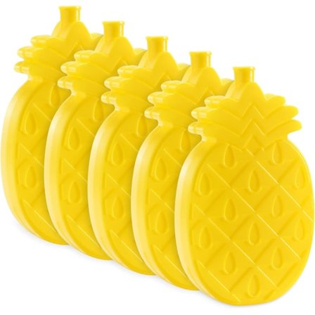 Køleelementer til madkasser (Sæt med 5) - Køleelementer til børn, fryseelementer til drenge eller piger - Genanvendelige slanke køletasker til rejser 