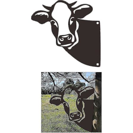 Maatila Metalli Taide Ulkoilma Koriste, Aita Koriste, Maatila Piha Ripustus Taideteos, Ulko Piha Patsas