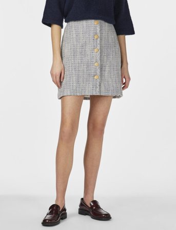 YAS Yasnorali Hmw Short Skirt - Ex - Grey - S