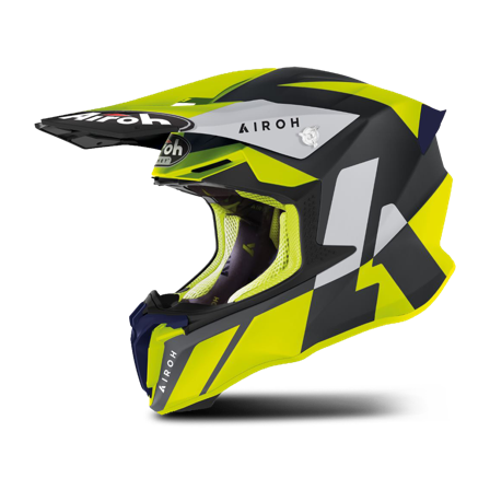 Casco Cross Airoh Twist 2.0 Lift Giallo S