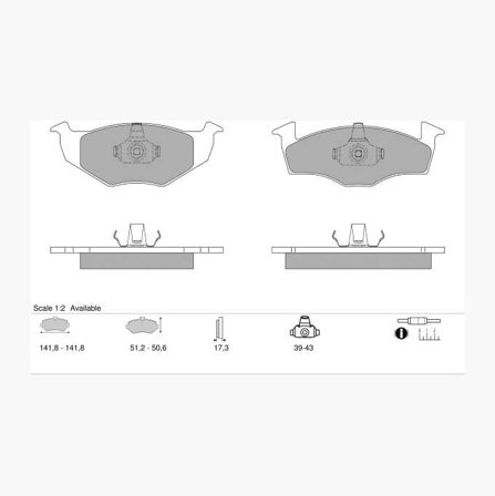 Bromsbelägg - Biltema