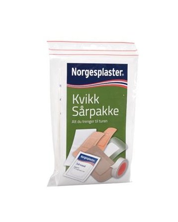 Norgesplaster kvikk sårpakke 1 stk