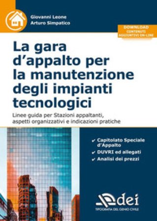 La gara d'appalto per la manutenzione degli impianti tecnologici Giovanni Leone