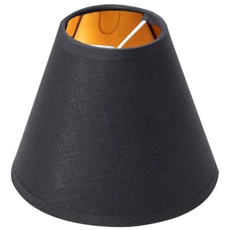 Tygklämma-bubbla lampskärm Kandelaber bordslampa Vägglampa Golvlampa Belysningstillbehör-Svart