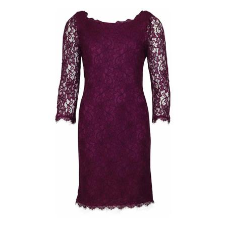 Diane Von Furstenberg - Balklänningar - Lila - Dam - Storlek: M, Dam, Storlek: M