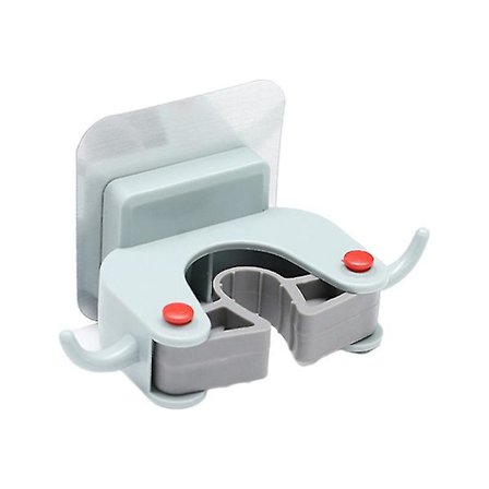 Vægmonteret Mop Holder Selvklæbende Kost Gripper Køkken Badeværelse Tilbehør Holdbar