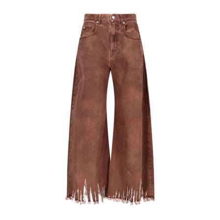 Marni Wide Jeans Brun, Dame