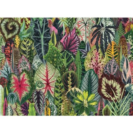 75 * 50 cm puslespil med 1000 brikker af Deep Kompatibel medest Plants Map - G