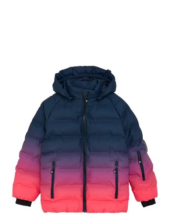 Ski Jacket - Quilt & Gradient Pink Color Kids