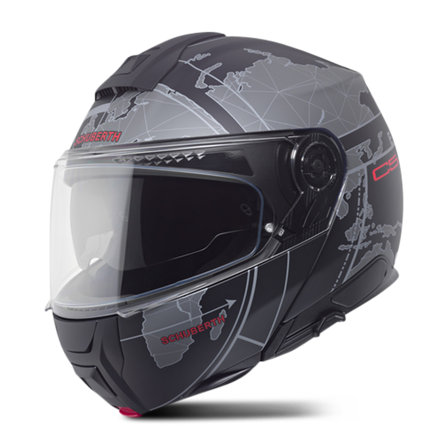 Avattava Kypärä Schuberth C5 Globe Musta L