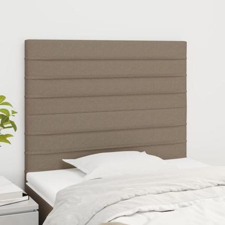 Vidaxl Huvudgavlar 2 St Taupe 90x5x78/88 Cm Tyg Taupe