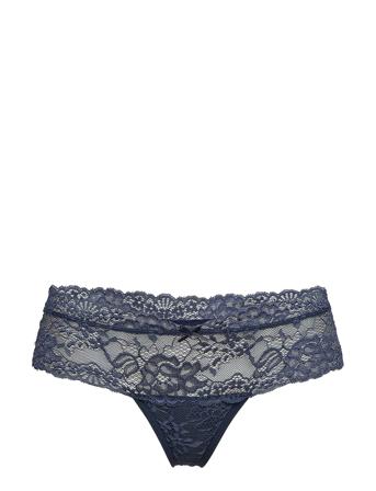 Nicole String Stringtrosa Underkläder Blå Missya