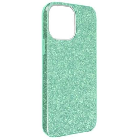 iPhone 13 Mini Glitter Avtagbart halvstyvt silikonfodral grön Grön
