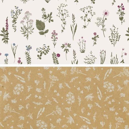 Ib Laursen Gavepapir Blomstret 2stk