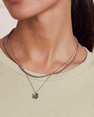 Edblad Lucky Necklace Steel Couleur argent Bijoux Fille - Kids Brand Store