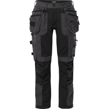 Fristads 2530 GCYD Arbetsbyxa grå/svart Grå/Svart, Klær