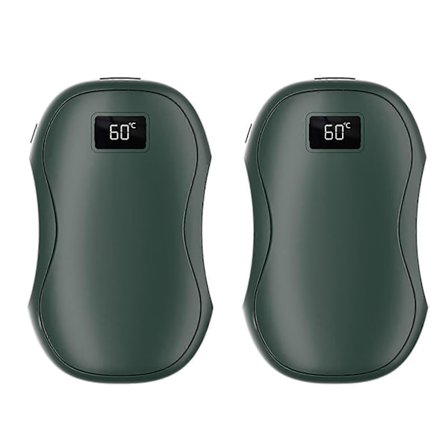 Dobbelt Magnetisk Håndvarmer Dobbeltsidet Opvarmning Genopladelig Elektrisk Bærbar Varmelegeme Gaver til Kvinder Mænd