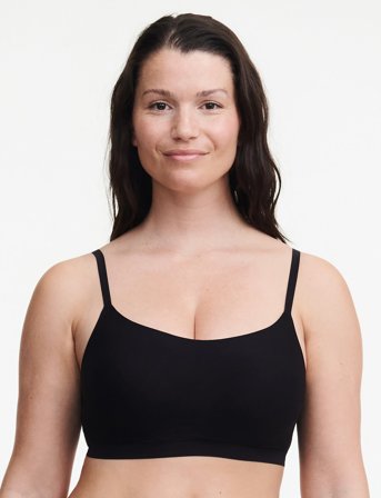 CHANTELLE Softstretch Wirefree Bra - Black - XL/XXL