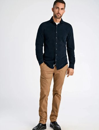 Lindbergh Black ?1927: Cashmere Touch Corduroy Shi - Navy - M