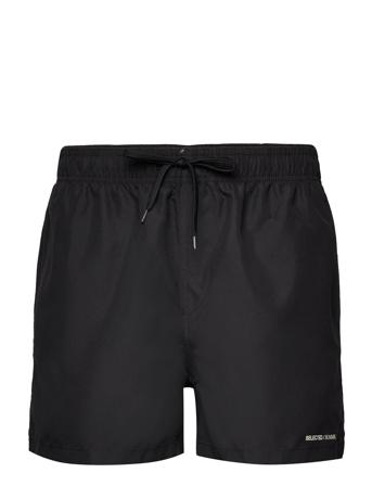 Slhdane Swimshorts W Black Selected Homme