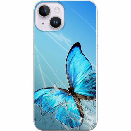 Apple Iphone 14 Genomskinligt Skal Fjäril