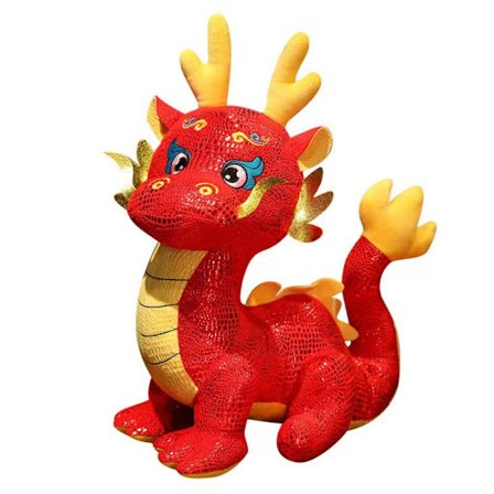 Simulerat Dragon Gosedjur 30CM